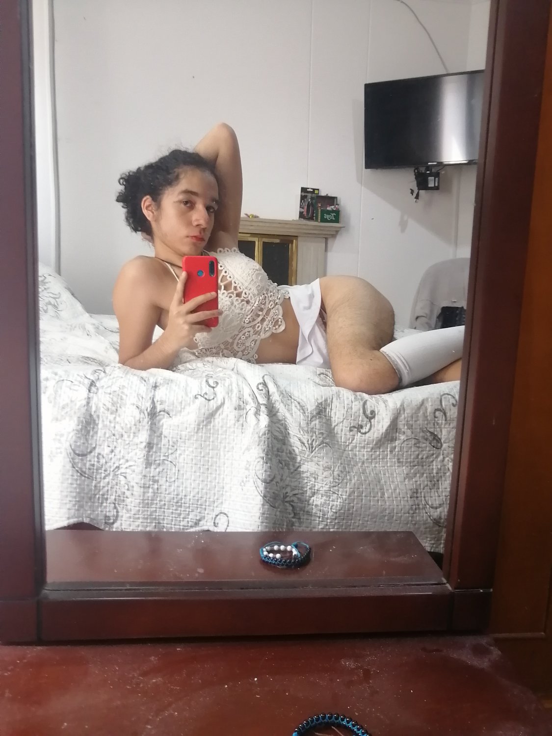 Little Colombian Sissy Luisa wants to be a sexytoy for men - X: @sissyovalle - #RR55ZVN4