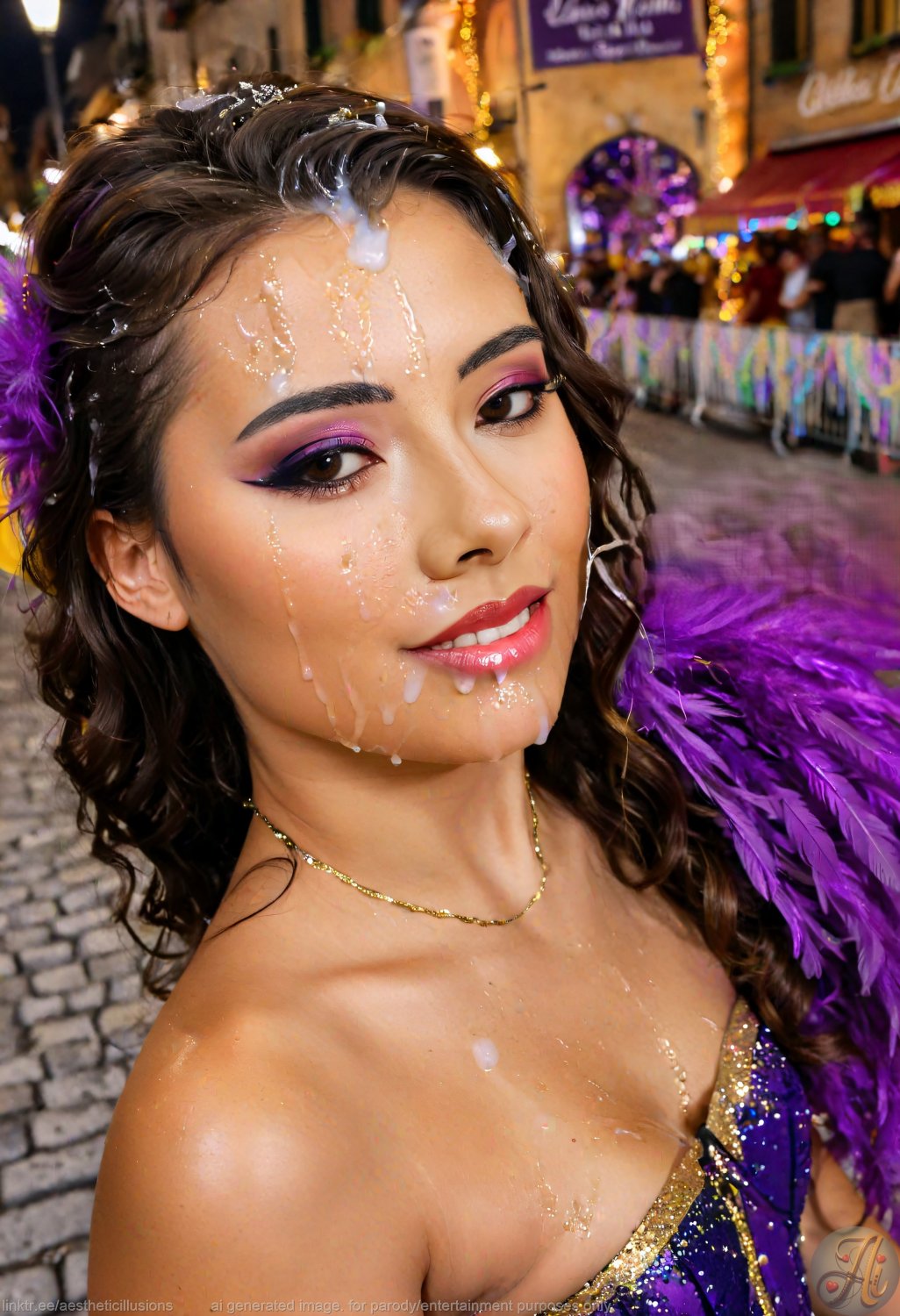 AI Celeb Deepfake - Xochitl Gomez at Mardi Gras #6wdmJNGo