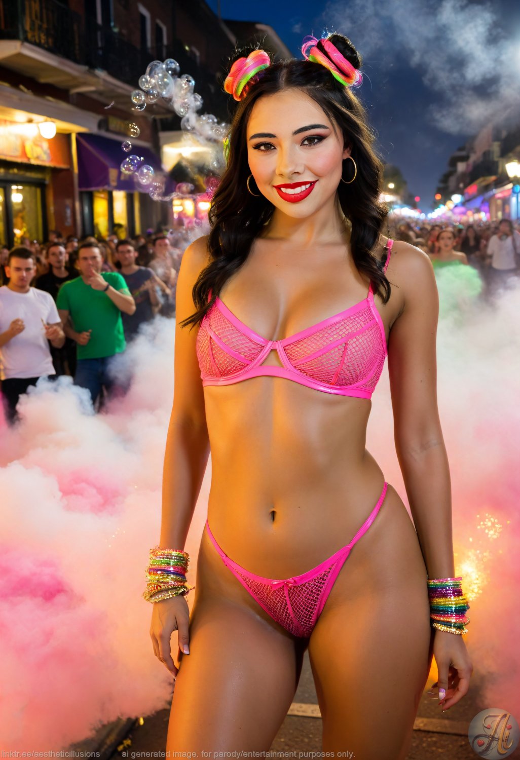 AI Celeb Deepfake - Xochitl Gomez at Mardi Gras #rNCERNnp