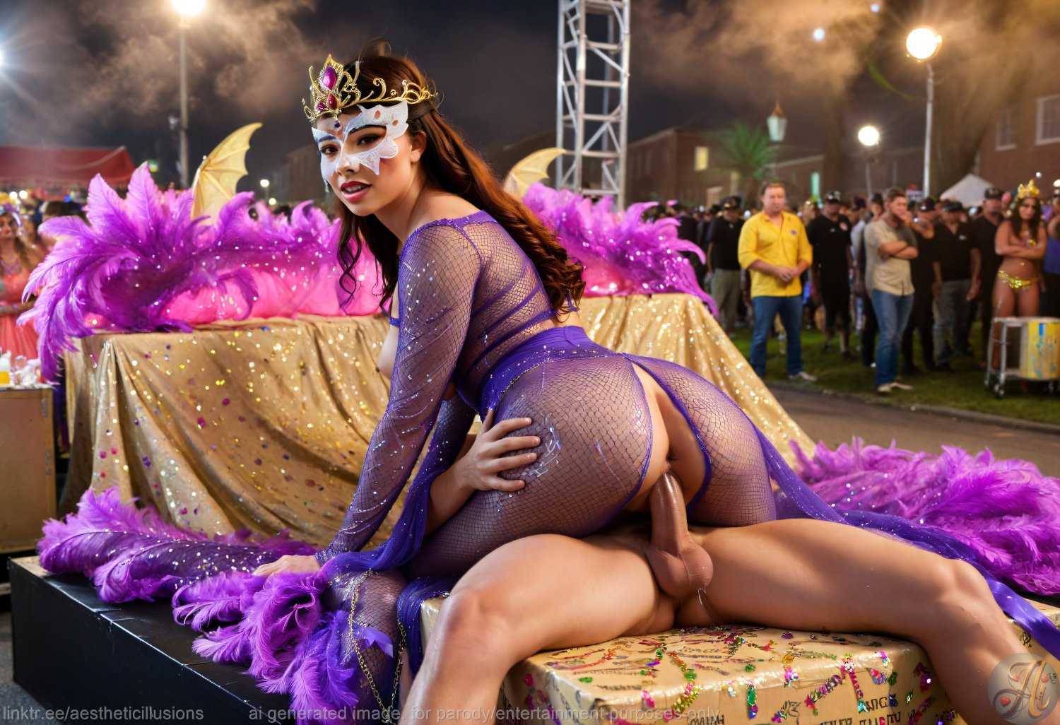 AI Celeb Deepfake - Xochitl Gomez at Mardi Gras #uoyWiZqr